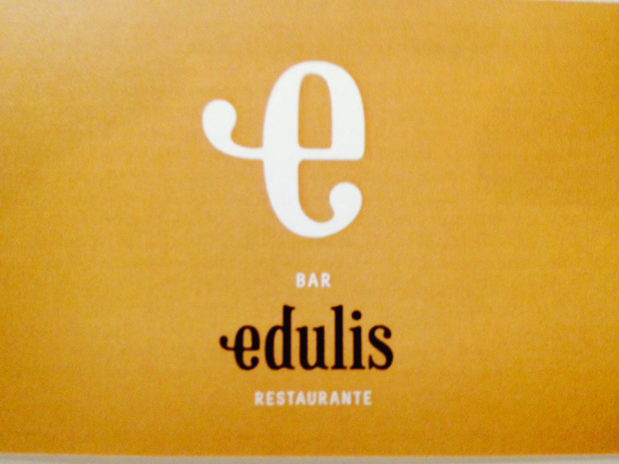 Logotipo de Edulis Restaurante