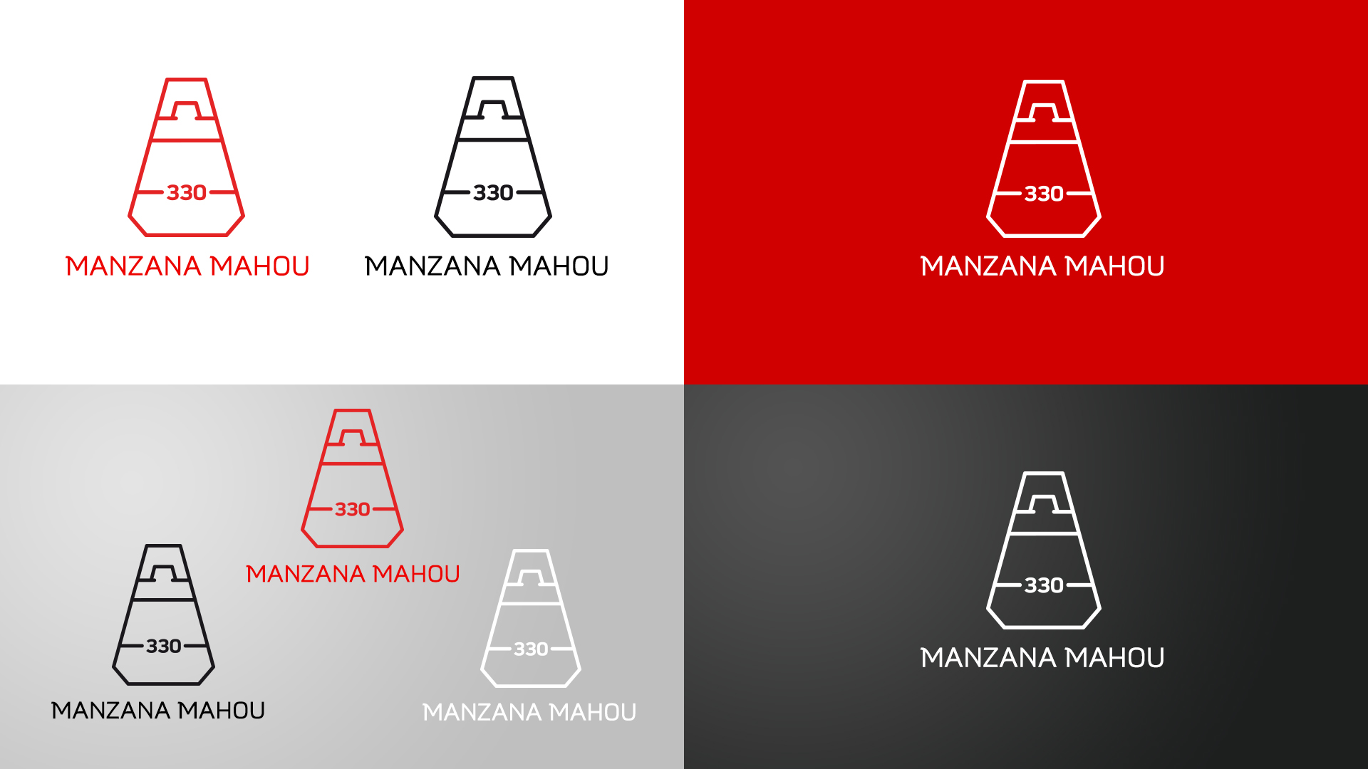 Logotipo de Manzana Mahou 330