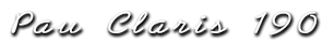 Logotipo de Restaurante Pau Claris 190