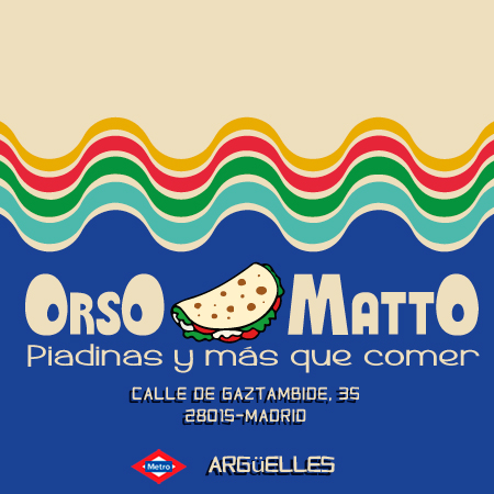 Logotipo de Orsomatto Piadinas Y Mas Que Comer