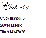 Logotipo de Nuevo Club 31