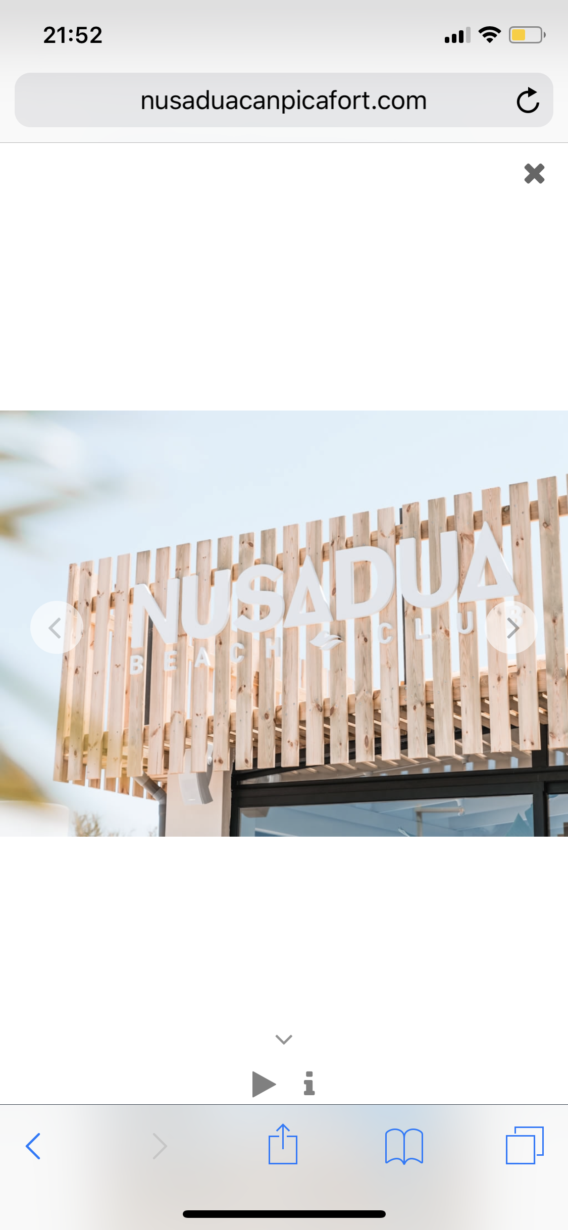 Logotipo de Nusadua Bech Club Can Picafort