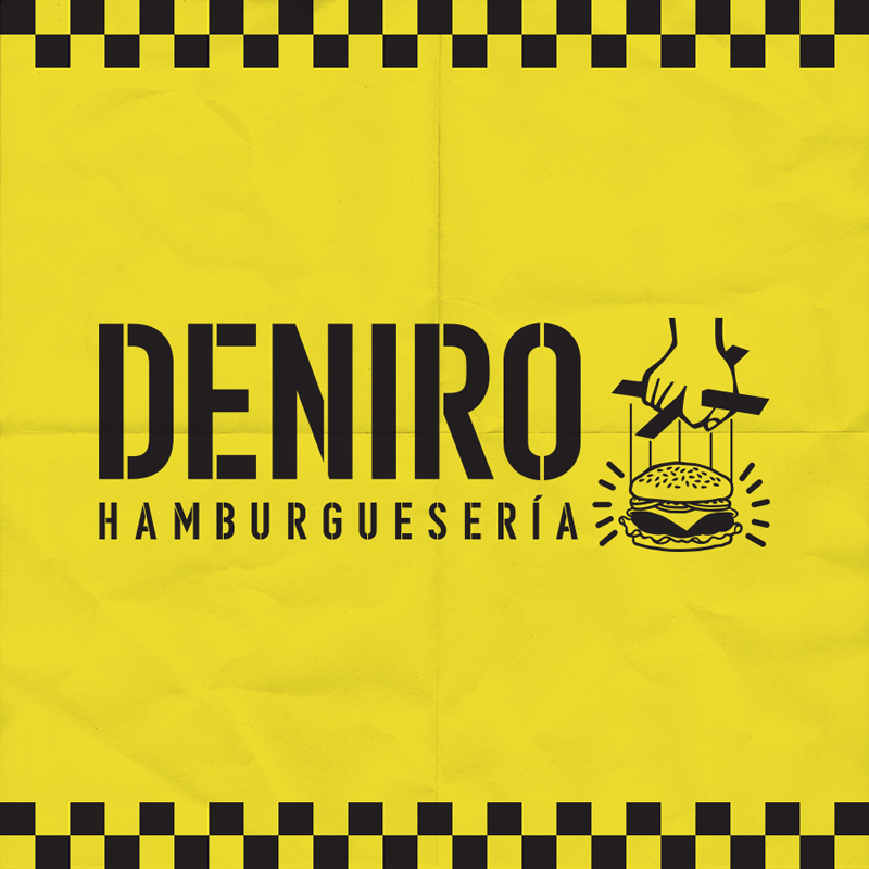 Logotipo de Deniro Hamburguesería