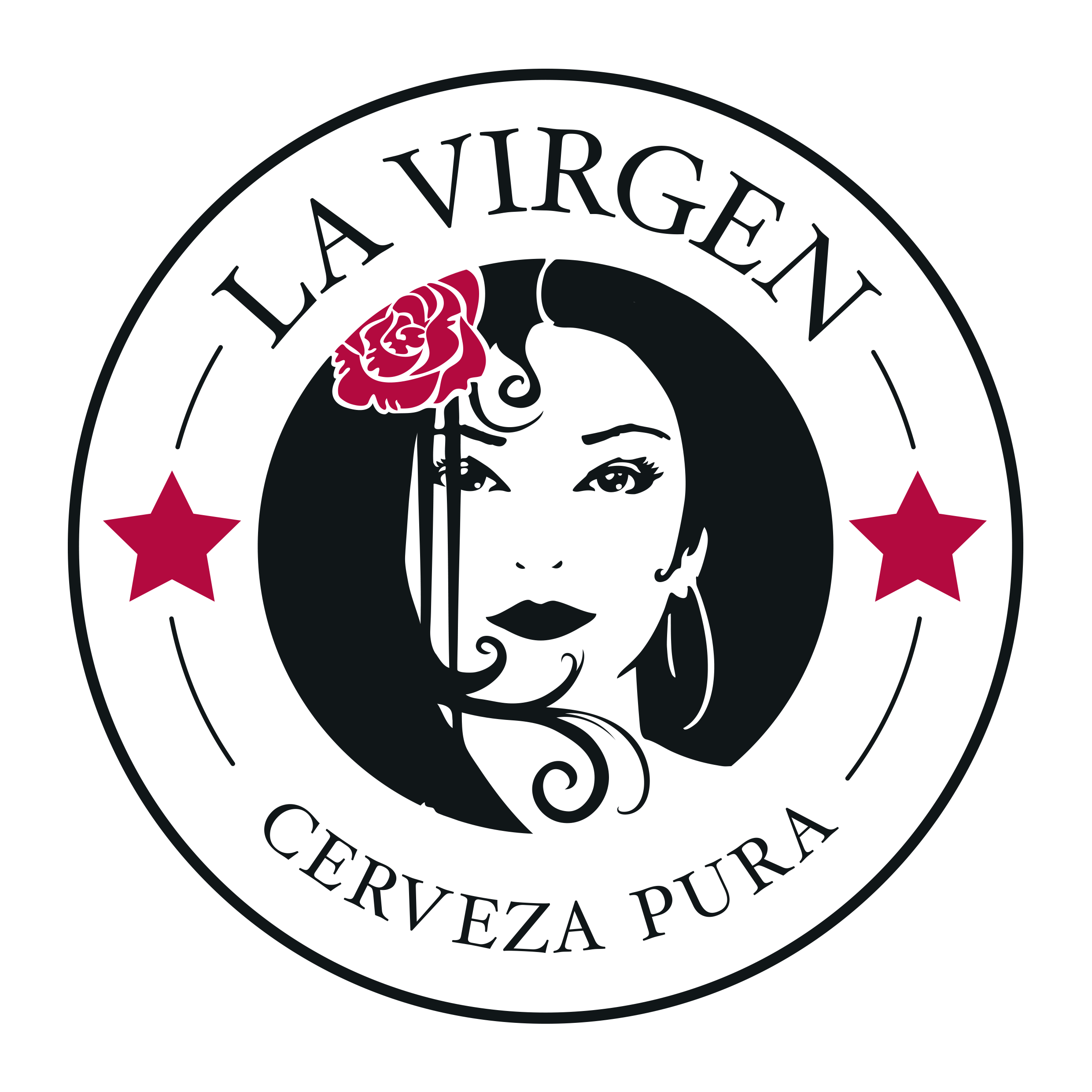 Logotipo de Cervezas La Virgen