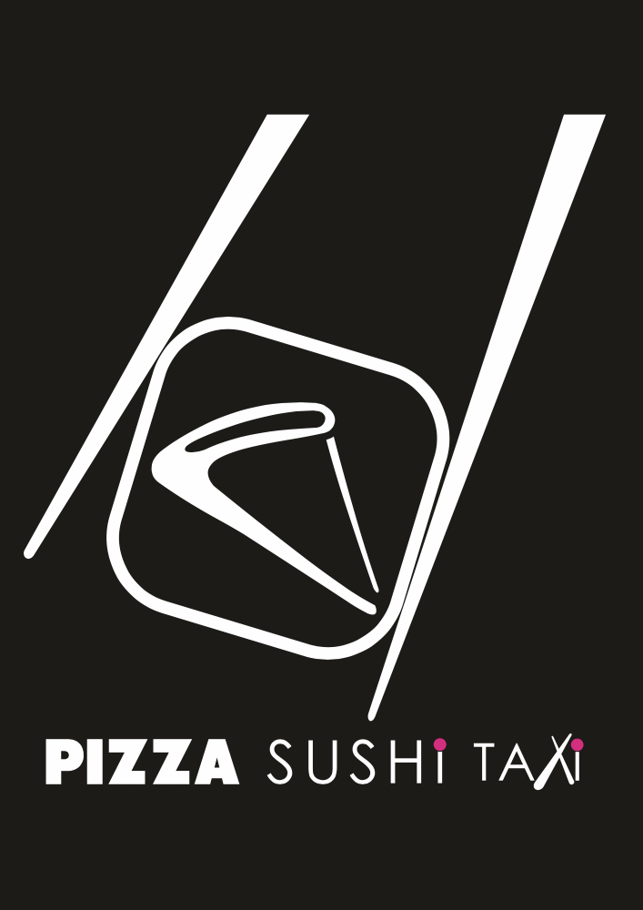 Logotipo de Pizza Sushi Taxi